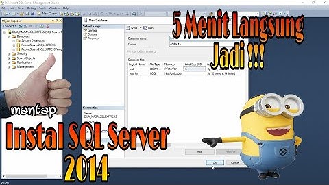 Cara Install SQL Server Express dan SQL Server Management Studio 2014  Lengkap | Bahasa Indonesia
