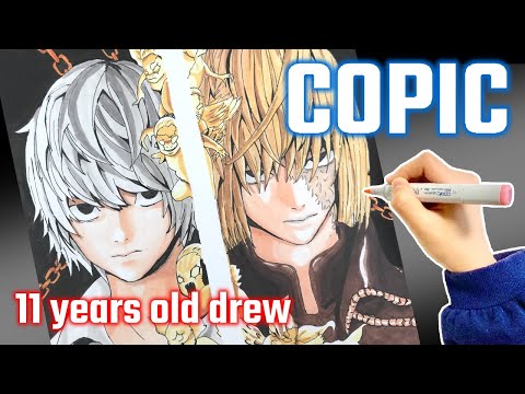 デスノート】ニア＆メロ 描いてみた DEATH NOTE | Drawing Near
