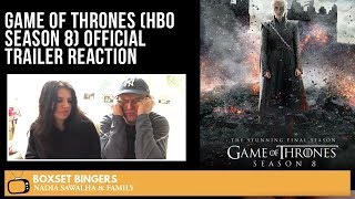 Game Of Thrones (HBO Season 8) Official TRAILER - Nadia Sawalha & Family Reaction