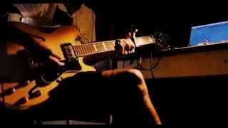 Video thumbnail of "Bon Iver - Perth - Riff Guitar Cover - Epiphone Sheraton II"