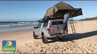 Howling Moon  Rooftop Tent Setup