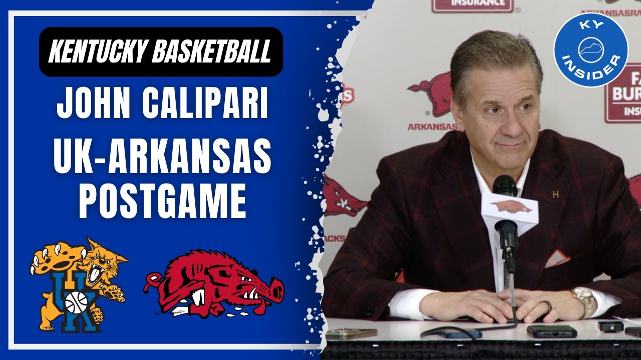 John Calipari's  Interview After Arkansas' Loss to Kentucky, Mark Pope, Physicality, & More