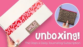 Unboxing the Oops a Daisy Journal Subscription | Big One September 2023 - Wild Journaling