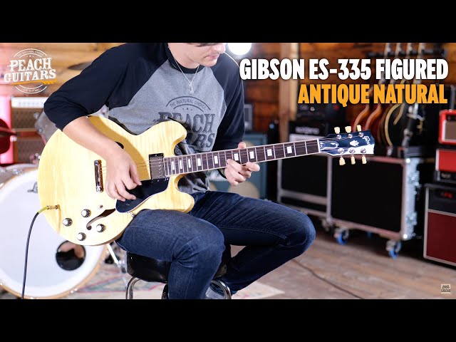 No TalkingJust Tones | Gibson ES-335 Figured - Antique Natural