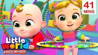 Main Hula Hoop Menyenangkan | Kartun Anak | Little World Bahasa Indonesia