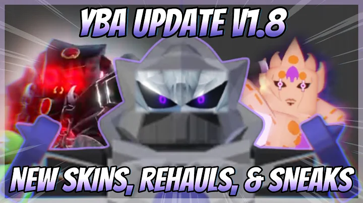 [YBA] UPCOMING SKINS, REHAULS, & CDR LEAKS