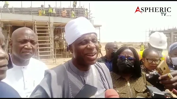 Amaechi inspects projects at the newly established University of Transport, Daura.
