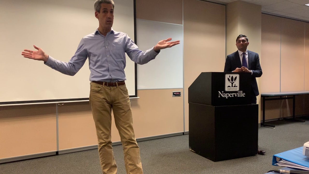 Daniel Biss & Ameya Pewar spoke on October 16, 2019 to Indivisible