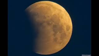 Eclipse de lune à Meaux le 14 03 2025