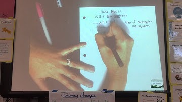 Common Core 5th Grade Math Area Model for Division