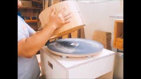 20" Disk sander build for drum shell