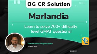 CR02531.01 – 'A Fossil Recently' OG Advanced CR Solution - GMAT  Guide Question (Marlandia)