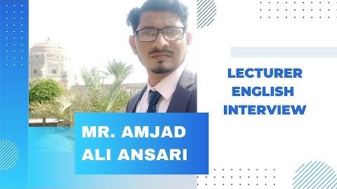 Lecturer English Interview PPSC 2022 || Video 5 || Previous Interview Questions Lecturer English