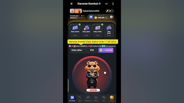 Hamster Kombat Daily Cipher Code 11 August 2024