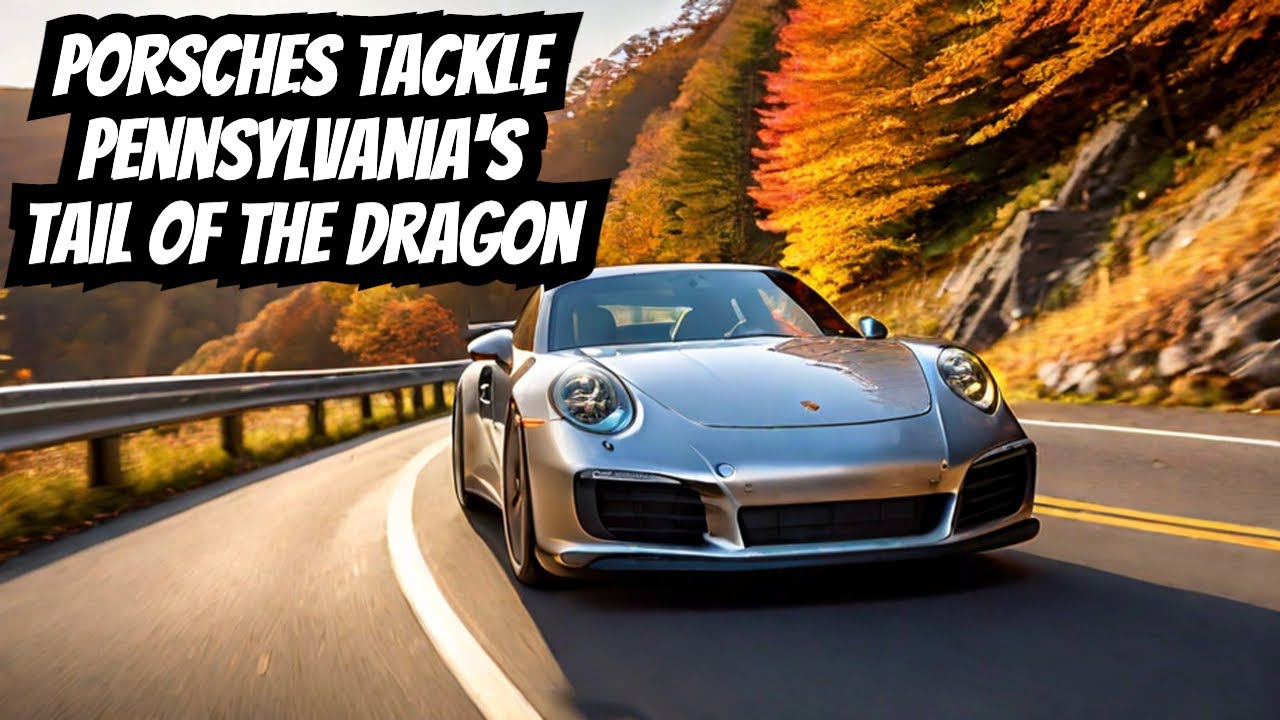 Exclusive Porsche Drive PA125 Bethel to Shamokin, Pennsylvania's Tail