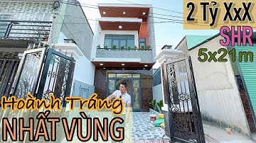 Thành Vũ Bán Căn Nhà Bình Chánh || Đẹp Nhất Vùng 5x21 SHR Cách Đinh Đức Thiện 150m