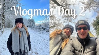 Winter wonderland (snowy England) & checking into a treehouse retreat | Vlogmas day 2