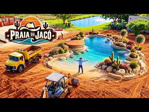 Building a BEACH on my Ranch 🤠🌵