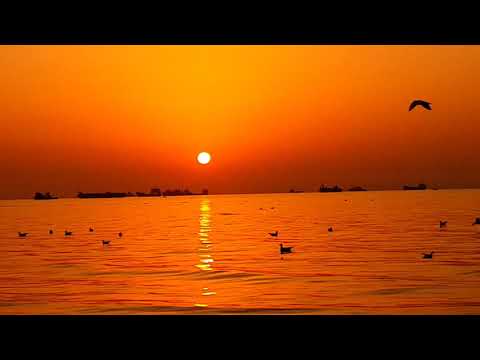 طلوع خورشید ساحل سورو بندرعباس