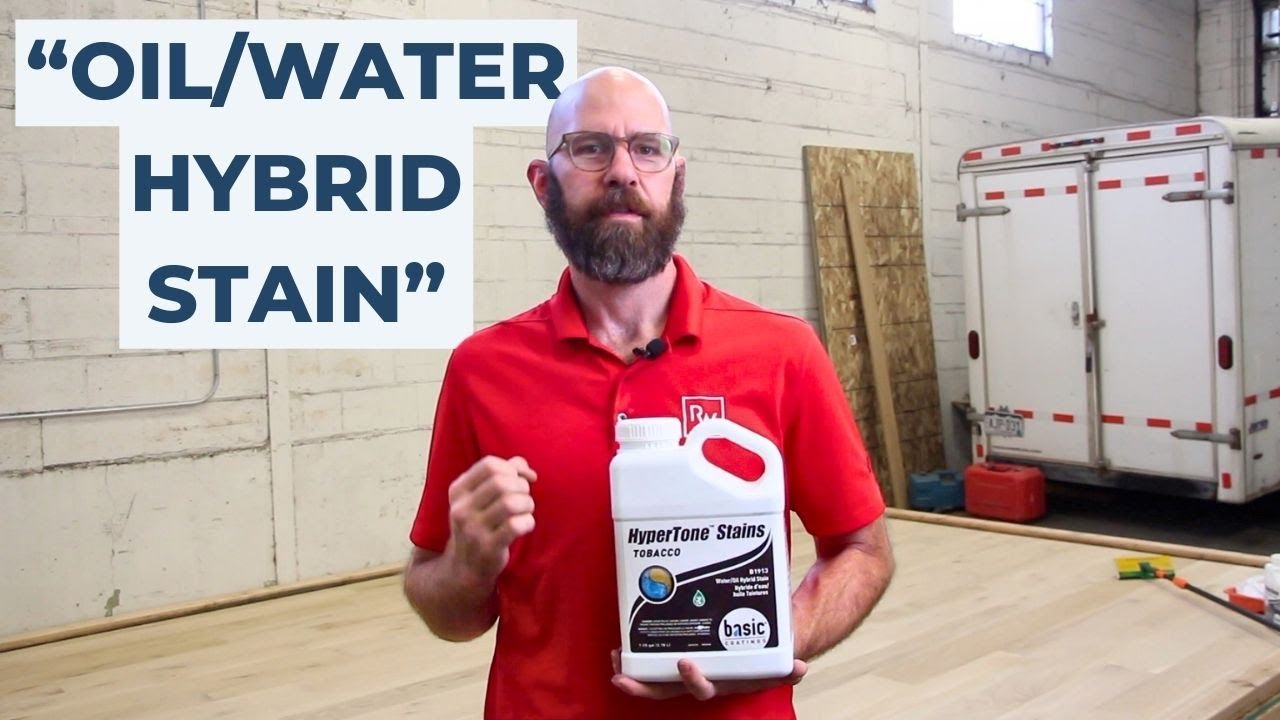 Basic HyperTone Stain Demo/Review ( Oil/Water Hybrid Stain ) - YouTube