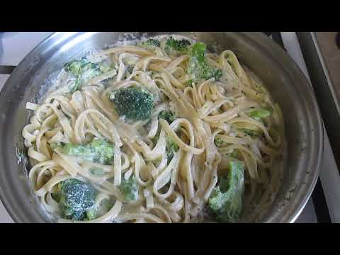 ПАСТА С БРОККОЛИ В СМЕТАННОМ СОУСЕ! Вкусно, просто и полезно!
