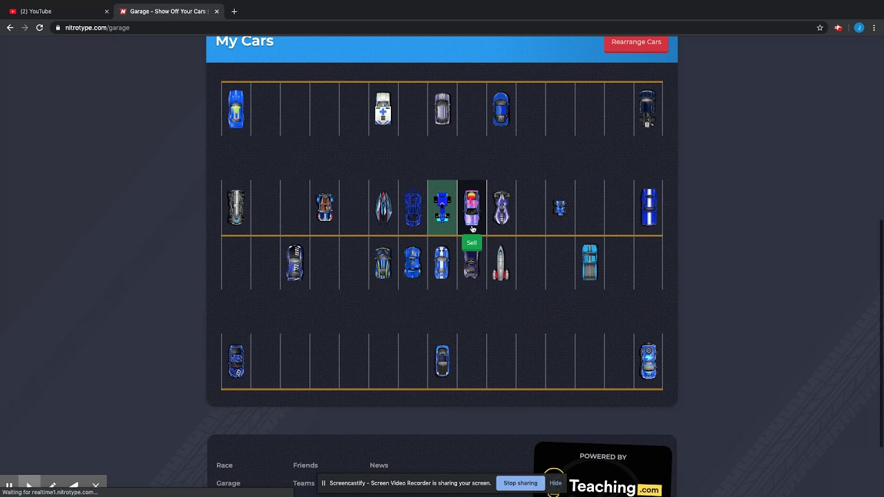 i won NITRO TYPE GOLD - YouTube