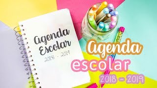 Crea tu propia AGENDA ESCOLAR 2018 - 2019