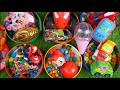 Satisfying M&amp;M.#ASMR , #ToyASMR,  #Satisfying,#candy,#mms,#toys,#cars,#spidermen,#mickey,#seashell