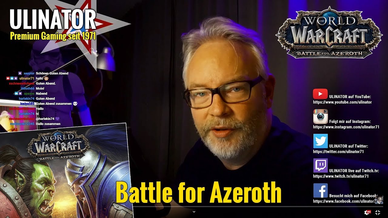 WORLD OF WARCRAFT Battle for Azeroth deutsch [075]: Der Twitch Stream ...