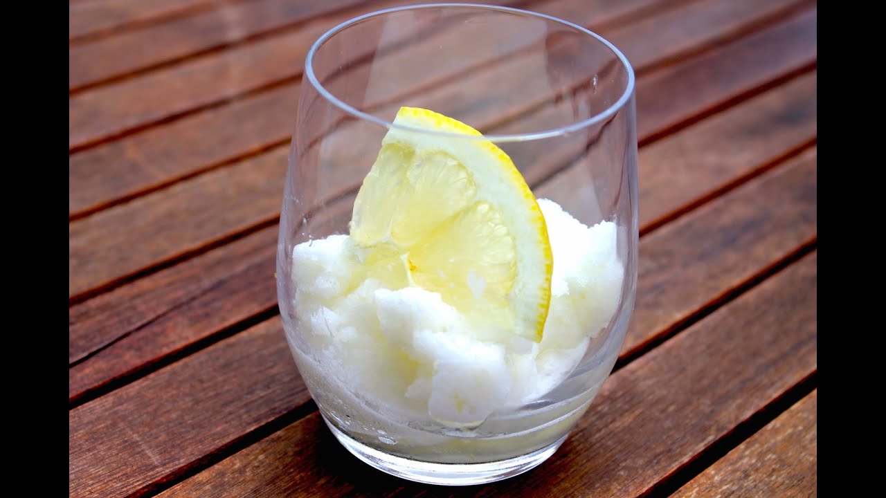 Zitronen Sorbet selber machen - Kochnoob - YouTube