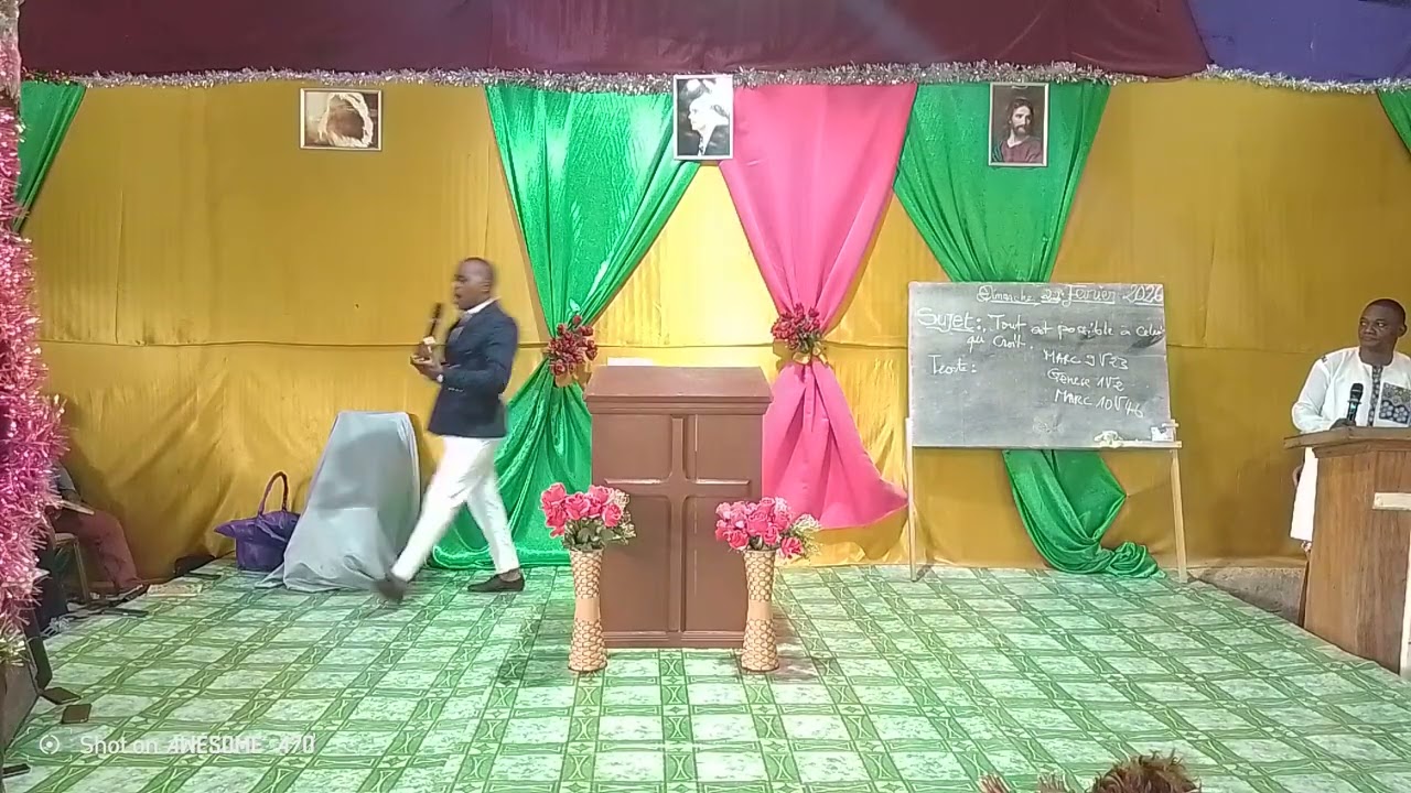 Tout est possible à celui qui croit.... prêché par le frère Cédric 