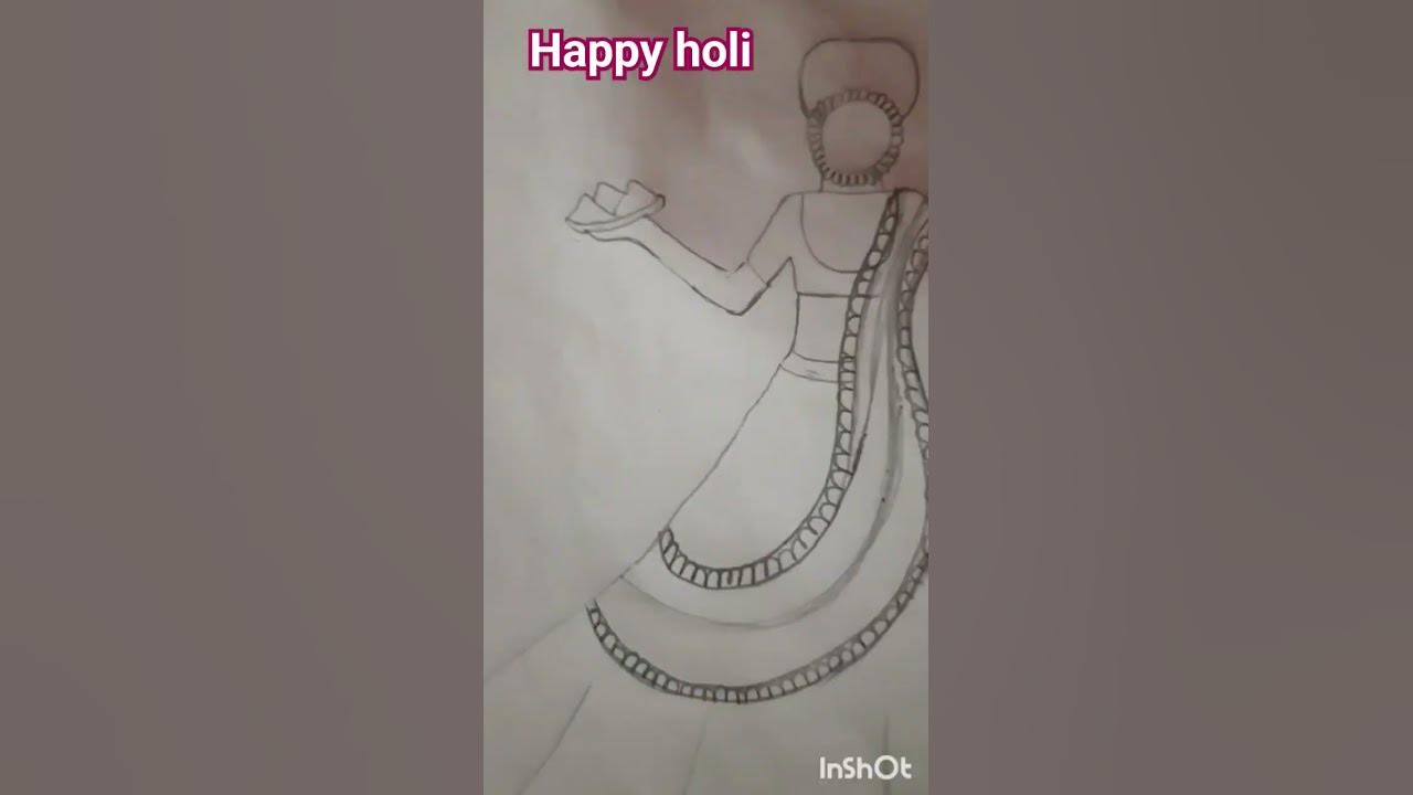 holi drwaing