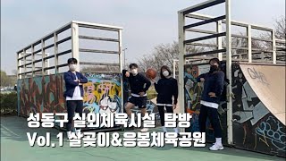 응봉체육공원 농구장 영상