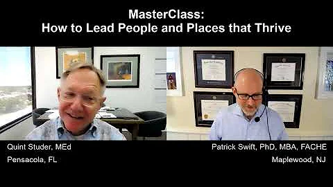 21. MasterClass: How to Lead People & Places that ...