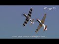 StunningP-51 Mustang "Horsemen" Pairs display at Flying Legends 2011