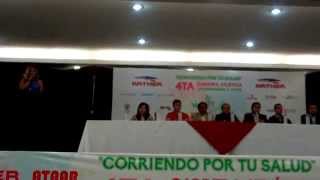 Conferencia de Prensa Carrera Atlética Aprendiendo a Vivir