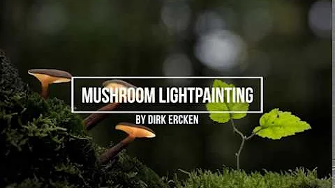 Mushroom light painting tutorial