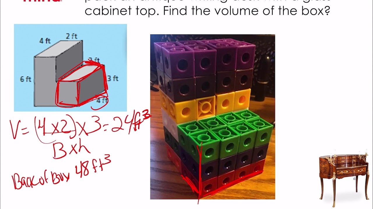 hand2mind Volume of a Composite Solid Math Lesson, Grade 5, Week 5, Day