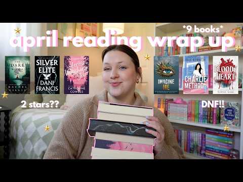 the 9 books i read in April april reading wrap up