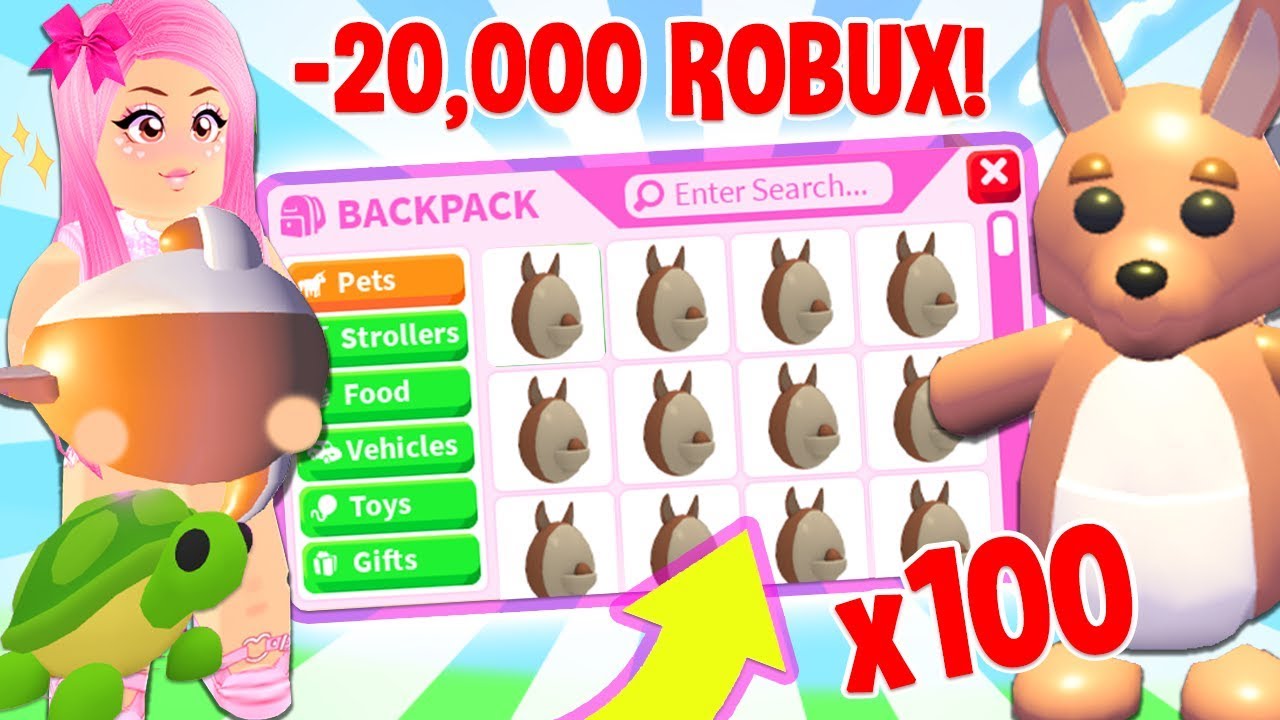 Unhatching 100 Brand New Aussie Eggs In Adopt Me Roblox Adopt Me
