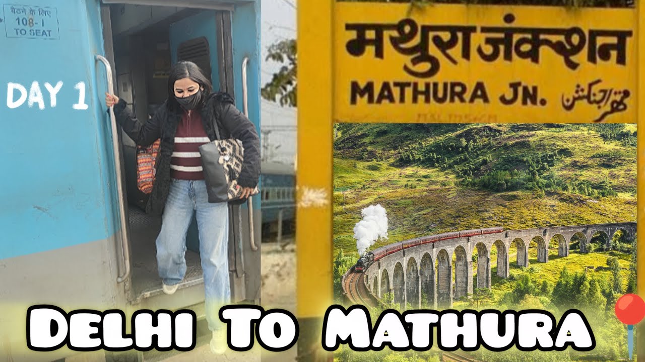 Finally 😍 Vrindavan se Bulawa aa gya 🥰🧿 | Delhi se Mathura | Ep 1 #vrindavan #vlog #mathura #trip 