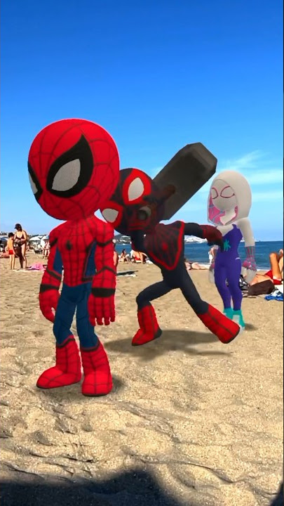 Download lagu Spidey & pals' hilarious beach day shenanigans