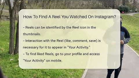 How To Find A Reel You Watched On Instagram? - Everyday-Networking