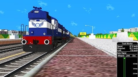 54801 Jodhpur Ajmer Fast Passenger From Marwar Jn || IR In MSTS Open Rail