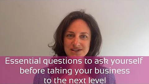 Caroline Cain - Essential questions to ask yourself before taking your business to the next level