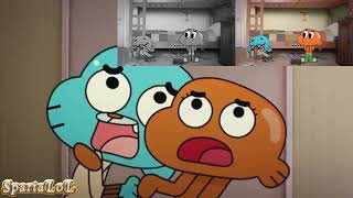 Gumball and Darwin have a sparta screaming remix