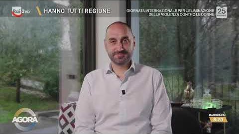 Michele Gubitosa ospite ad "Agorà" Rai3 25/11/2025