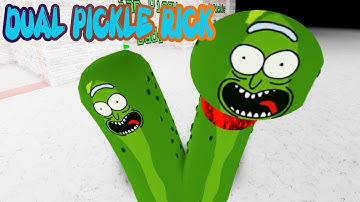 How To Get #DUAL PICKLE RICK BADGE SKIN MOPRH in PIGGY FIND BADGE GAMES