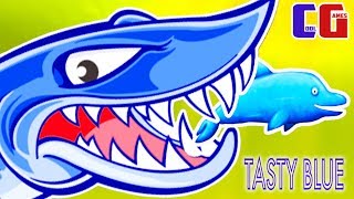 Tasty Blue #6 РЫБА МОНСТР охотится на ДЕЛЬФИНА Мульт игра для детей про Рыбку Обжору СЪЕСТЬ ОКЕАН