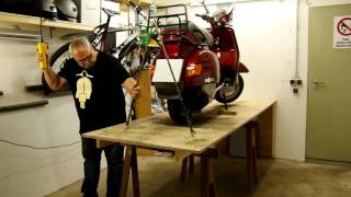 Vespa COSA | Roller Hebebühne | Scooter lift table